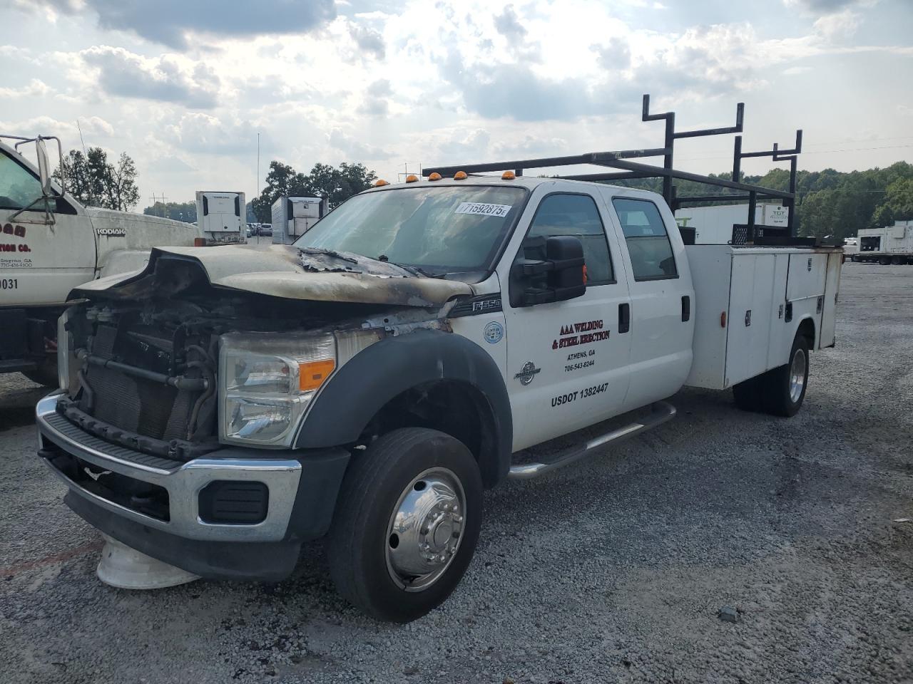 2012 Ford F550 super