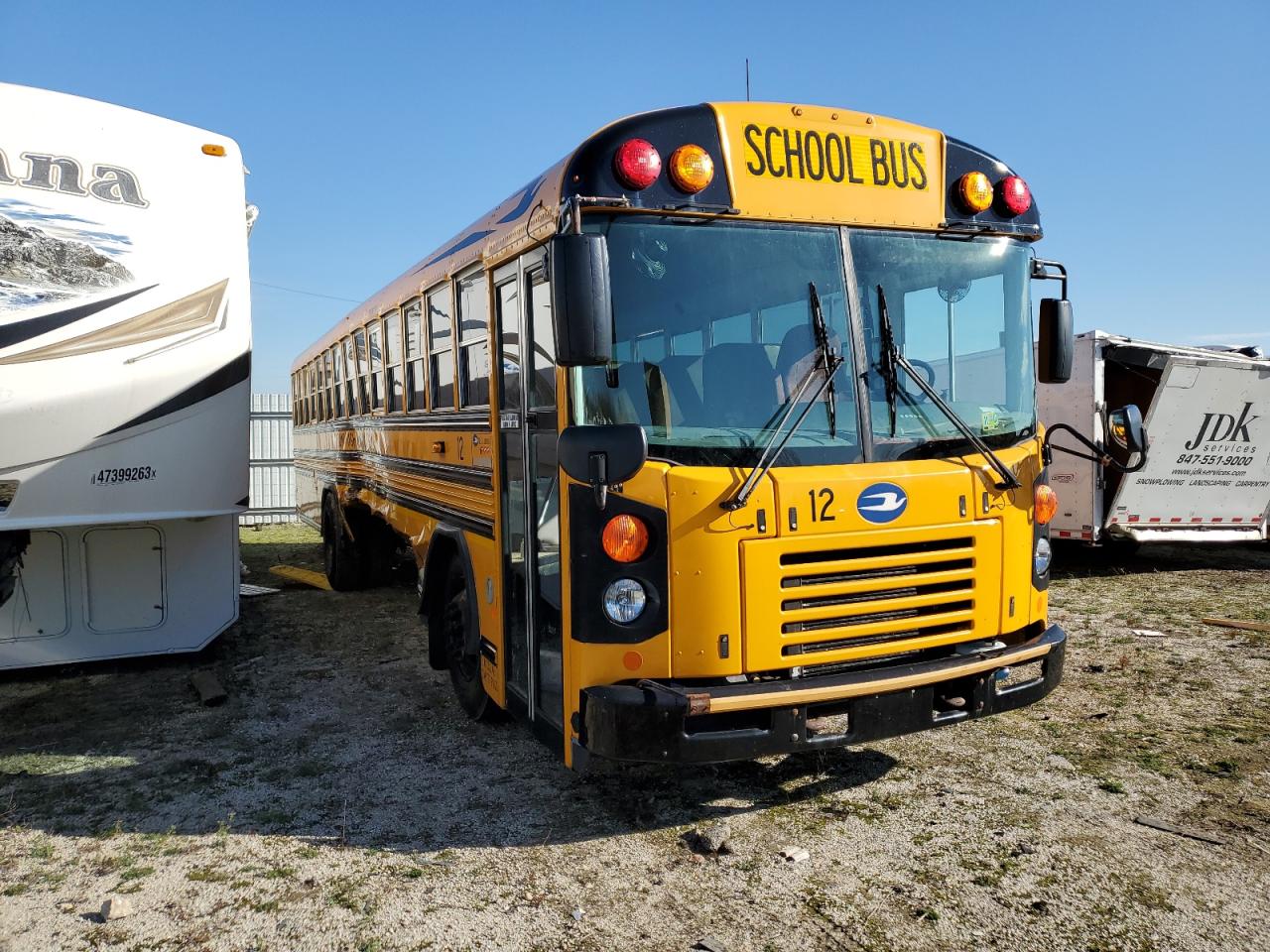 Blue bird School bus