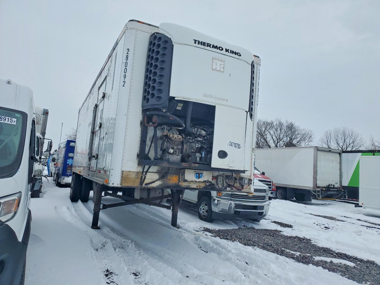 2015 Util Refrigerated Van Trailer