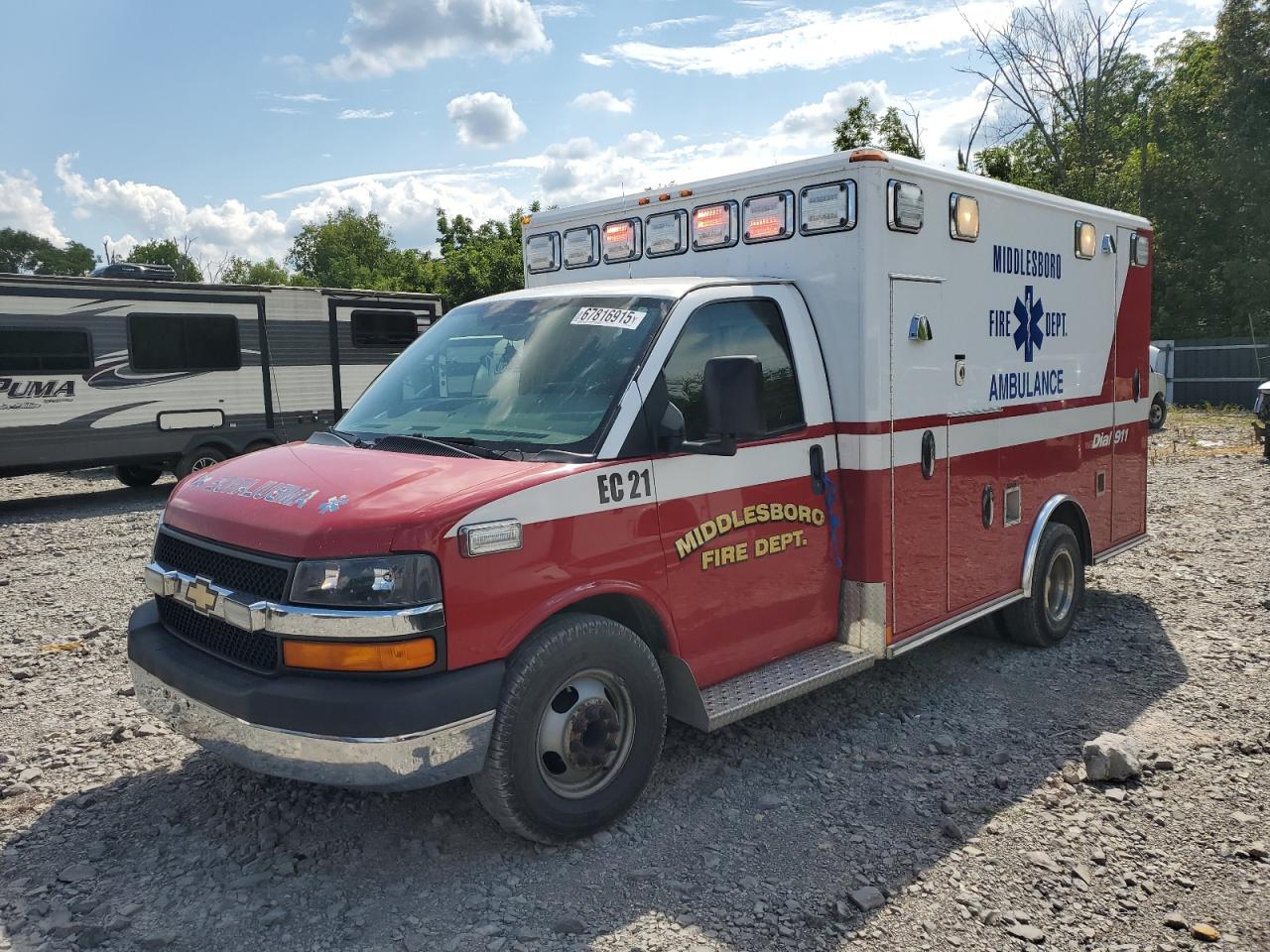 2014 Chevrolet Express 3500 Rucks Ambulance