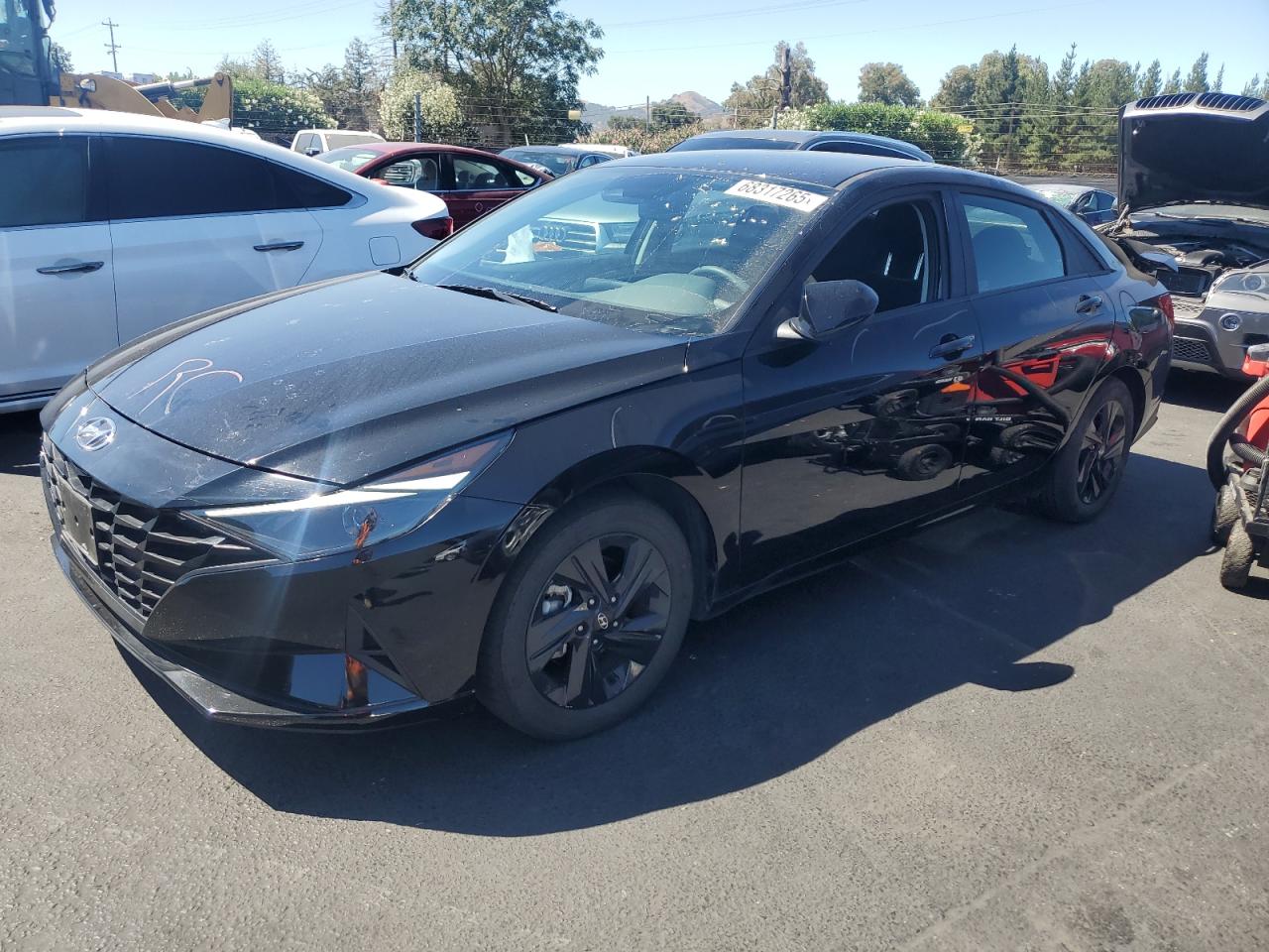 Hyundai Elantra blue