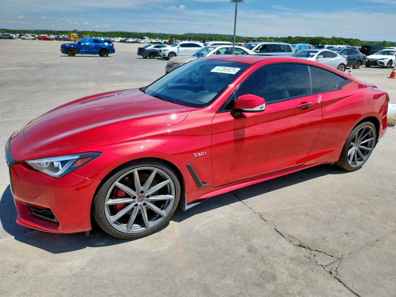 2018 Infiniti Q60 red sp RED SPORT 400