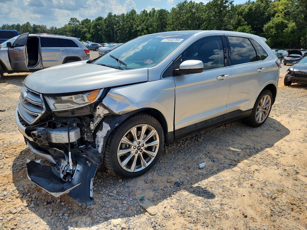 2017 Ford Edge titanium TITANIUM
